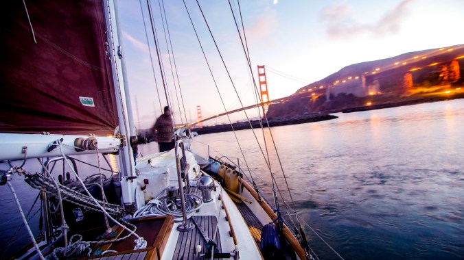 Anchored in Horse Shoe Cove