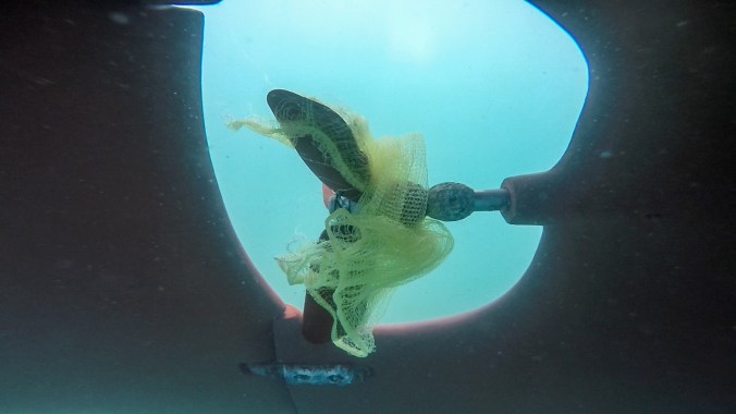 Behold, the engine stopping mesh bag.