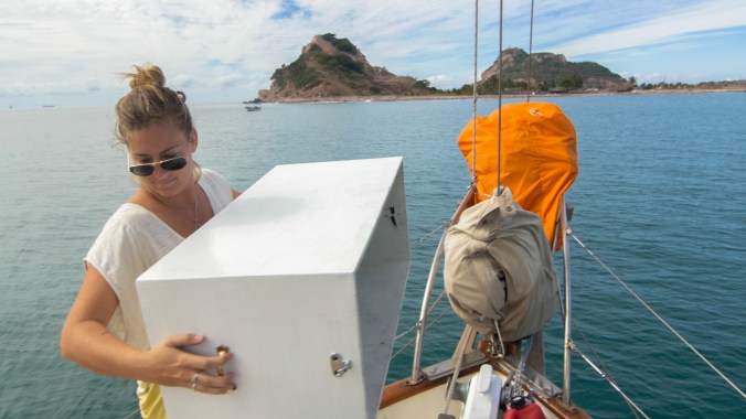 Testing out the new dive compressor