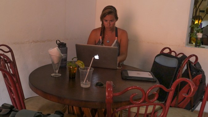 using the slow internet