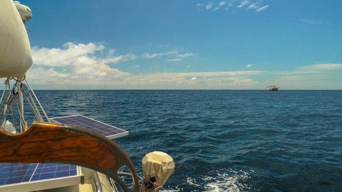 Motoring in the Gulf of Panama
