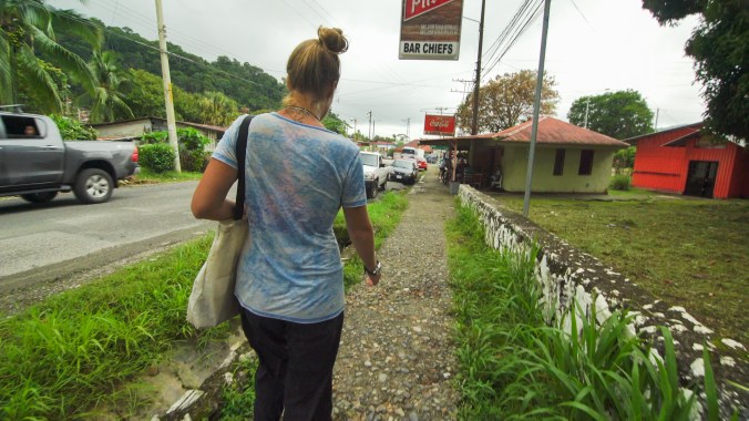 Doing the check out walk in Golito