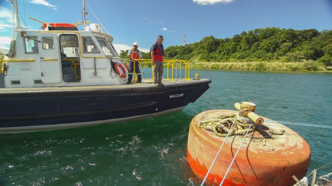 Our advisor for the day coming to meet us