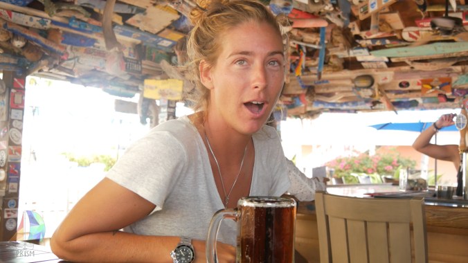 The bar at Little Cayman Beach Resort